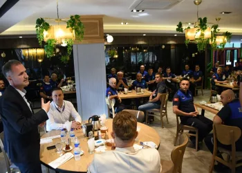 Başkan Taban zabıta müdürlüğü personeliyle buluştu