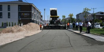 Beton yol uygulaması şehrin her noktasına yayılıyor