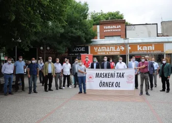 İnegöl’de ‘Maskeni tak, örnek ol’ dönemi