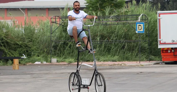Adana’da yeni icat: Koronasiklet