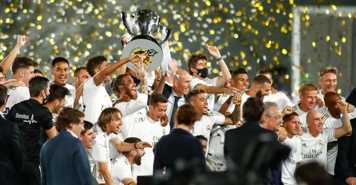 La Liga’da şampiyon Real Madrid