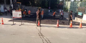 İvazpaşa Caddesi asfaltlanarak yenilendi