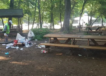 Belgrad Ormanı’nda 2 günde 29 ton çöp toplandı