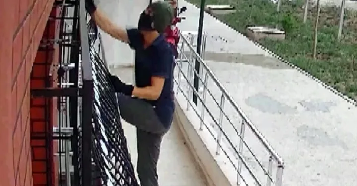 Cezaevinden çıktı, hırsızlık yaparken yakalandı