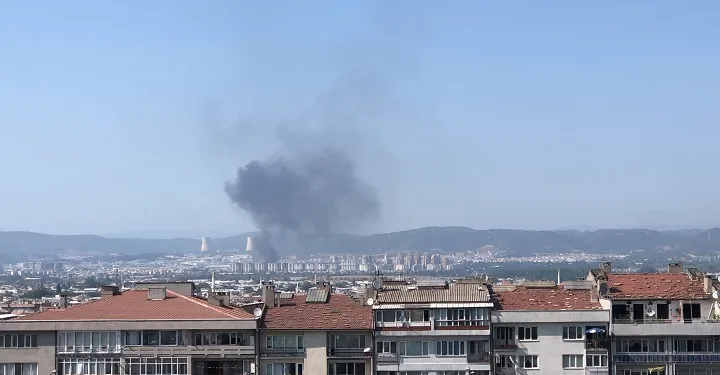 Bursa’da tekstil fabrikasında yangın