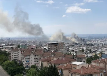 Bursa’da yangın!
