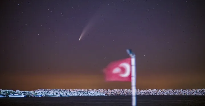 Neowise kuyruklu yıldızı Bursa’da görüntülendi
