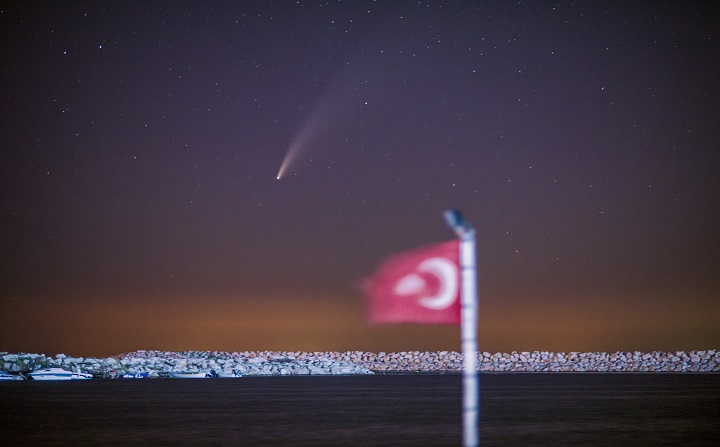 Neowise kuyruklu yıldızı Bursa'da görüntülendi