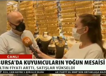 Bursa’da kuyumcuların yoğun mesaisi! Altın fiyatı arttı satışlar yükseldi