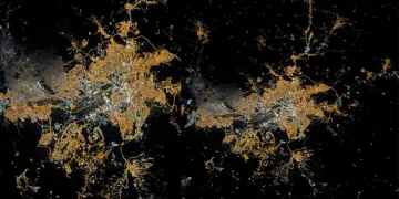 NASA Ankara’nın uzaydan çekilmiş fotoğrafını paylaştı