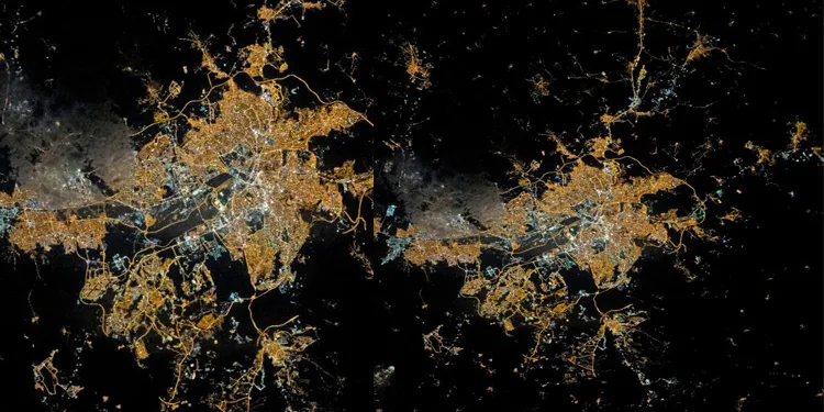 NASA Ankara’nın uzaydan çekilmiş fotoğrafını paylaştı