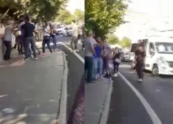 Maskesini çıkartıp öksürdü, tartışma kavgaya döndü