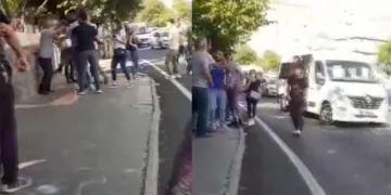 Maskesini çıkartıp öksürdü, tartışma kavgaya döndü