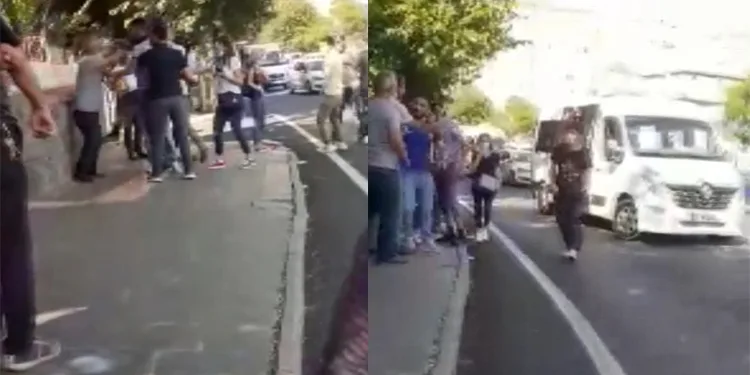 Maskesini çıkartıp öksürdü, tartışma kavgaya döndü