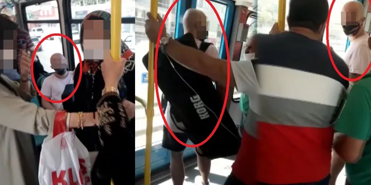 Bursa’da metroda tacize kalkıştı! Darp edildi