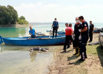 Barajda erkek cesedi bulundu
