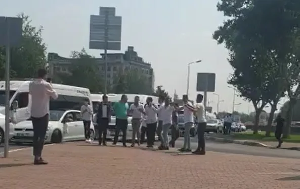Trafiği durdurup halay çekenlere 10 bin TL ceza