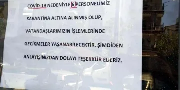 Tapu Müdürlüğü’nde koronavirüs vakası