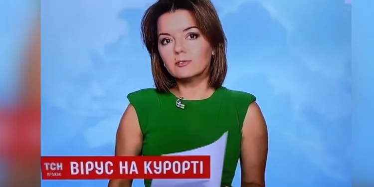 Canlı yayında görülmez kaza! Haber sunarken dişi düştü