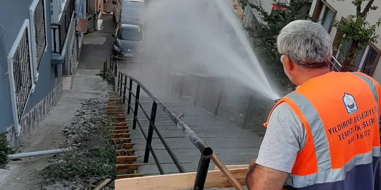 Cadde ve sokaklara ‘Yıldırım’ dokunuşlar