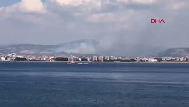 Çanakkale’de orman yangını!