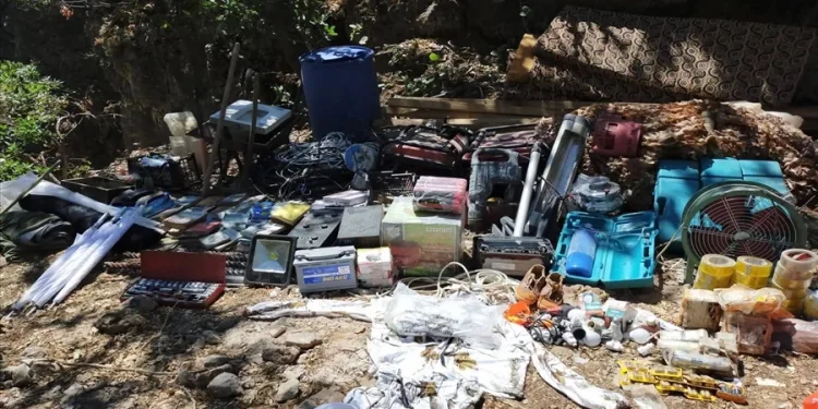 PKK’nın mühimmat deposu ele geçirildi