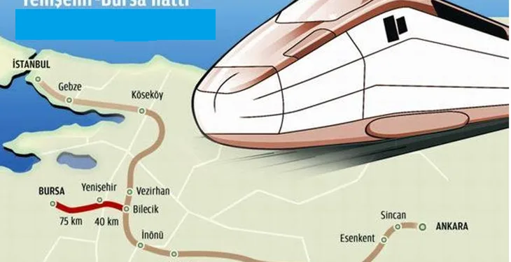 Bursa’yı hızlı trene kavuşturacak 9,5 milyar liralık ihale