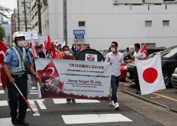 Japonya’da FETÖ protestosu