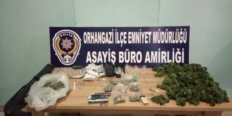 Bursa’da 283 kök hint keneviri ele geçirildi