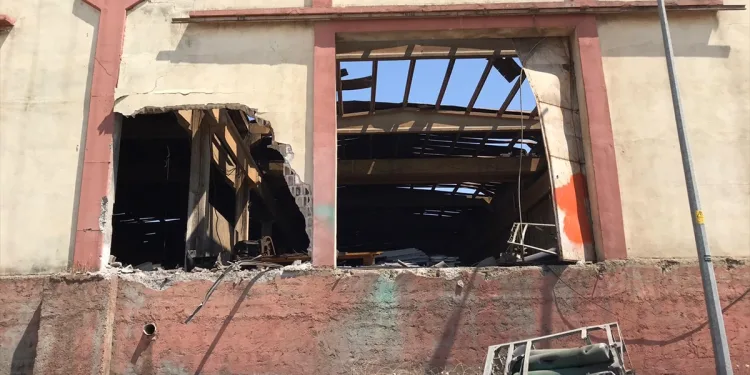 Gaziantep’de demir atölyesinde patlama