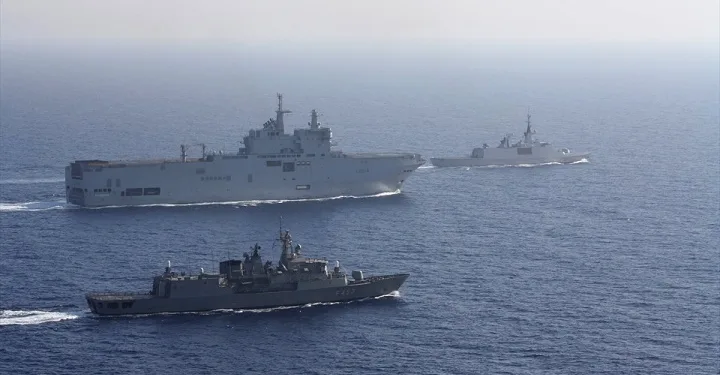 Fransa ve Yunanistan’dan Doğu Akdeniz’de tatbikat
