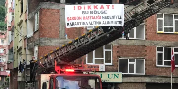 Trabzon’da şarbon karantinası
