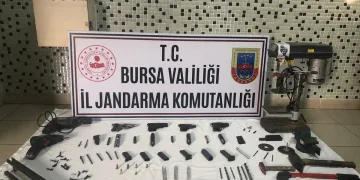Bursa’da kaçak silah imalatı yapan kişi tutuklandı