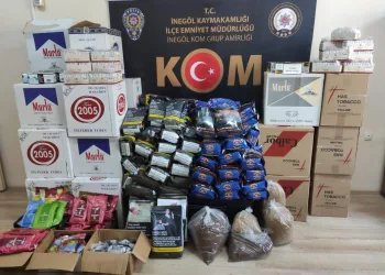 Bursa İnegöl’de kaçak tütün operasyonu