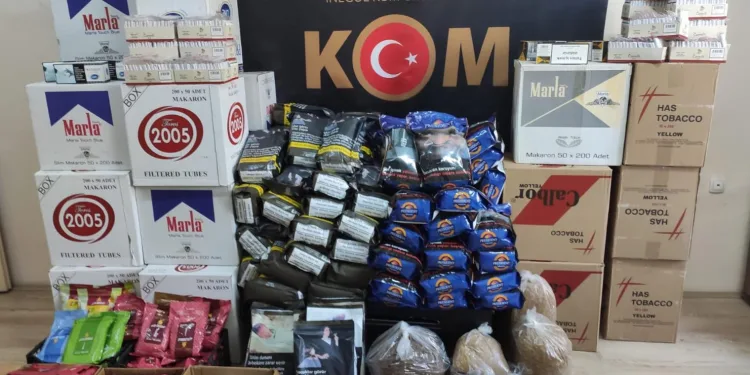 Bursa İnegöl’de kaçak tütün operasyonu