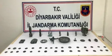 Diyarbakır’da tarihi eser operasyonu