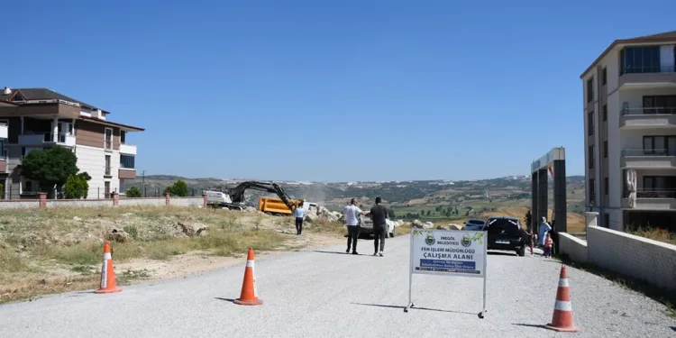 İnegöl’ün kuzey doğu imar sınırı yollarla çiziliyor