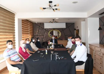 Başkan Taban basın halkla ilişkiler ekibiyle buluştu