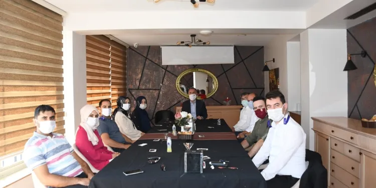 Başkan Taban basın halkla ilişkiler ekibiyle buluştu