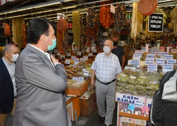 Tarihi çarşıda kapsamlı virüs denetimi