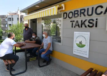 Doburca Taksi Durağı modern görünümüne kavuştu