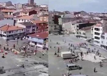 Meydan savaşını aratmayan mahalle kavgası