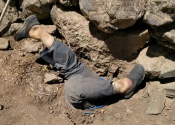 Su almak için sarktığı bidonda ölü bulundu