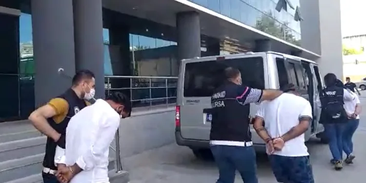 Bursa’da zehir taciri 3 kişi tutuklandı