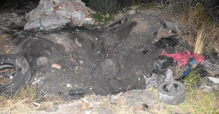 Moloz döküm alanında bir genç kıza ait ceset bulundu