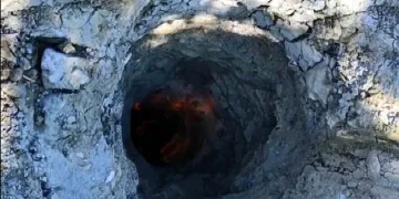 Su için açtıkları kuyudan gaz çıktı