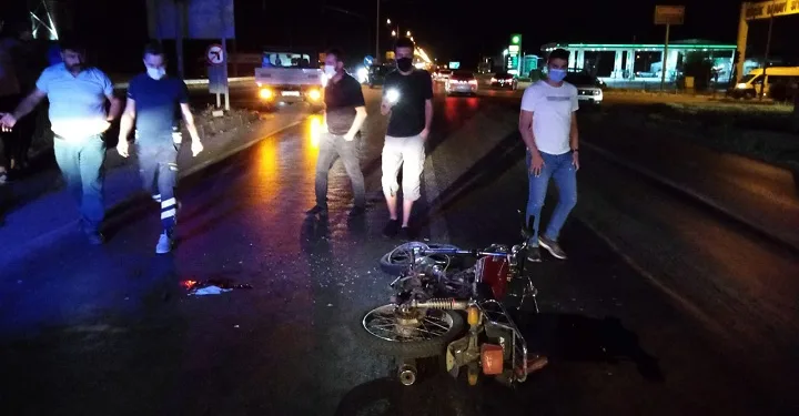 İnegöl’de motosiklet kazası