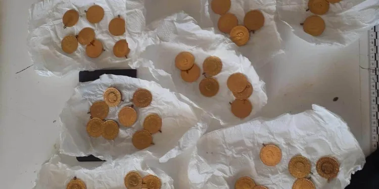 Kaybettiğini sandığı altınlar bakın nerden çıktı