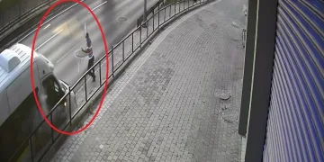 Bursa’da ölümden kıl payı kurtuluş kamerada
