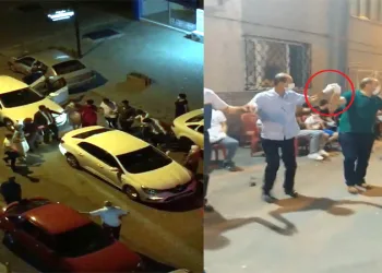 ‘Tavuk Alma’da sosyal mesafe unutuldu